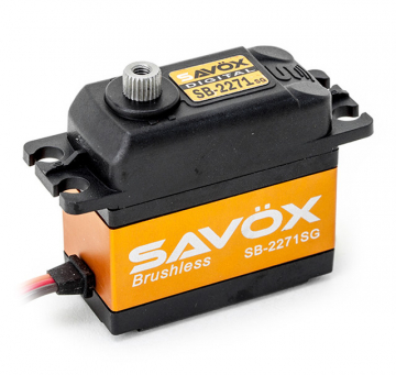 Savx SB-2271SG Servo 20Kg 0,065s HV Alu Brushless Stldrev i gruppen Fabrikat / S / Savx / Servon hos Rynosx4 Hobbyshop AB (SAV-SB2271SG)