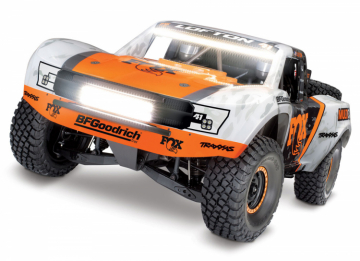 Unlimited Desert Racer LED 4WD TSM w/o Battery i gruppen Fabrikat / T / Traxxas / Modeller hos Rynosx4 Hobbyshop AB (TRX85086-4-FOX)