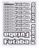 Dekalark Futaba (1 ark med 20st loggor) Dekalark Futaba (1 ark med 20st loggor)