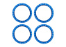 Traxxas Beadlock Rings Alu Blå (Pro Scale Wheel Alu System) (4) Traxxas Beadlock Rings Alu Blå (Pro Scale Wheel Alu System) (4)