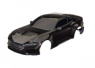Traxxas Kaross Ford Mustang Clipless Komplett Svart Traxxas Kaross Ford Mustang Clipless Komplett Svart
