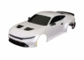 Traxxas Kaross Ford Mustang Clipless Komplett Vit Traxxas Kaross Ford Mustang Clipless Komplett Vit