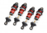 Traxxas Stötdämpare GTR Long Komplett Röd (4) Traxxas Stötdämpare GTR Long Komplett Röd (4)