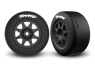 Traxxas Däck & Fälg Speed Slicks Hard / Mini Rally Svart Fram (2) Traxxas Däck & Fälg Speed Slicks Hard / Mini Rally Svart Fram (2)