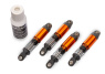 Traxxas Stötdämpare GTM Pro Orange Alu Fram & Bak Komplett Set Traxxas Stötdämpare GTM Pro Orange Alu Fram & Bak Komplett Set