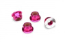 Traxxas Låsmutter Fläns M4 Alu Rosa (4) Traxxas Låsmutter Fläns M4 Alu Rosa (4)