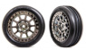 Traxxas Däck & Fälg Alias Ribbed Medium / Svart Krom 2.2" 2WD Fram (2) Traxxas Däck & Fälg Alias Ribbed Medium / Svart Krom 2.2" 2WD Fram (2)