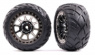 Traxxas Däck & Fälg Anaconda / Svart Krom 2.2" Bak (2) Traxxas Däck & Fälg Anaconda / Svart Krom 2.2" Bak (2)