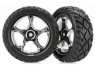 Traxxas Däck & Fälg Anaconda/Tracer Krom 2.2' 2WD Fram (2) Traxxas Däck & Fälg Anaconda/Tracer Krom 2.2' 2WD Fram (2)
