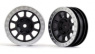 Traxxas Fälg Grå med Kromad Ring 2.2" 2WD Fram (2) Traxxas Fälg Grå med Kromad Ring 2.2" 2WD Fram (2)