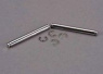 Traxxas Bärarmsaxlar 31,5mm Kromade (2) Traxxas Bärarmsaxlar 31,5mm Kromade (2)