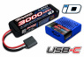Traxxas Laddare USB-C & 2S 7.4v LiPo 3000mAh Batteri Combo Traxxas Laddare USB-C & 2S 7.4v LiPo 3000mAh Batteri Combo