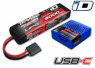 Traxxas Laddare USB-C och 3S 11,1v 5000mAh LiPo Batteri Combo Traxxas Laddare USB-C och 3S 11,1v 5000mAh LiPo Batteri Combo