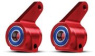 Traxxas Styrspindel Aluminium Röd (Par) Traxxas Styrspindel Aluminium Röd (Par)