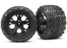 Traxxas Däck & Fälg Talon/All-Star Svartkrom 2.8'' TSM Fram (2) Traxxas Däck & Fälg Talon/All-Star Svartkrom 2.8'' TSM Fram (2)