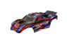 Traxxas Kaross Rustler 2WD Clipless Röd Traxxas Kaross Rustler 2WD Clipless Röd