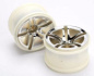 Traxxas Fälg Twin-Spoke Krom (Nitro Fram) 2.8'(2) Traxxas Fälg Twin-Spoke Krom (Nitro Fram) 2.8'(2)