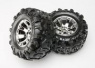 Traxxas Dck & Flg Canyon AT/Geode (17mm) 3.8' (2)