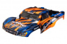 Traxxas Kaross Slash 2WD/4x4 Orange & Blå Målad Traxxas Kaross Slash 2WD/4x4 Orange & Blå Målad