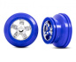 Traxxas Fälg SCT Krom-Blå 2.2/3.0" 4WD/2WD Bak (2) Traxxas Fälg SCT Krom-Blå 2.2/3.0" 4WD/2WD Bak (2)