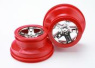 Traxxas Fälg SCT Krom-Röd 2.2/3.0' 4WD/2WD Bak (2) Traxxas Fälg SCT Krom-Röd 2.2/3.0' 4WD/2WD Bak (2)