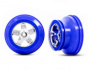 Traxxas Fälg SCT Krom-Blå 2.2/3.0" 2WD Fram (2) Traxxas Fälg SCT Krom-Blå 2.2/3.0" 2WD Fram (2)