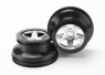 Traxxas Fälg SCT Matt Krom-Svart 2.2/3.0' 4WD/2WD Bak (2) Traxxas Fälg SCT Matt Krom-Svart 2.2/3.0' 4WD/2WD Bak (2)