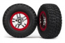 Traxxas Däck & Fälg BFGoodrich S1/S-Spoke Krom Röd 2WD Fram (2) Traxxas Däck & Fälg BFGoodrich S1/S-Spoke Krom Röd 2WD Fram (2)