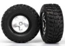 Traxxas Däck & Fälg Kumho/SCT Matt Krom 4WD/2WD Bak (2) Traxxas Däck & Fälg Kumho/SCT Matt Krom 4WD/2WD Bak (2)