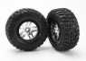 Traxxas Däck & Fälg Kumho/SCT Matt Krom-Svart 2WD Fram (2) Traxxas Däck & Fälg Kumho/SCT Matt Krom-Svart 2WD Fram (2)