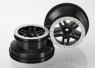 Traxxas Flg SCT Split-Spoke Svart-Matt Krom 2.2/3.0' 4WD/2WD Bak(2)