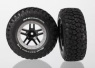 Traxxas Dck & Flg BFGoodrich/S-Spoke Svart-Matt Krom 2WD Fram (2)