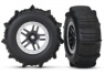 Traxxas Däck & Fälg Paddel/Split-Spoke Matt Krom 4WD/2WD Bak TSM (2) Traxxas Däck & Fälg Paddel/Split-Spoke Matt Krom 4WD/2WD Bak TSM (2)