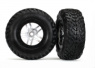 Traxxas Däck & Fälg SCT S1/S-Spoke Krom-Svart (14mm) (2) Traxxas Däck & Fälg SCT S1/S-Spoke Krom-Svart (14mm) (2)