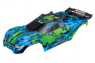 Traxxas Kaross Rustler 4x4 Grön Målad Traxxas Kaross Rustler 4x4 Grön Målad