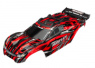 Traxxas Kaross Rustler 4x4 Röd Traxxas Kaross Rustler 4x4 Röd
