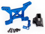 Traxxas Stötdämpartorn Fram Alu Blå Rustler/Hoss 4x4 Traxxas Stötdämpartorn Fram Alu Blå Rustler/Hoss 4x4
