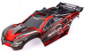 Traxxas Kaross Rustler 4x4 Röd (Clipless) Traxxas Kaross Rustler 4x4 Röd (Clipless)