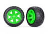 Traxxas Däck & Fälg Anaconda/RXT Grön 2,8" 2WD Bak (TSM-Rated) (2) Traxxas Däck & Fälg Anaconda/RXT Grön 2,8" 2WD Bak (TSM-Rated) (2)