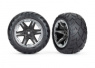 Traxxas Däck & Fälg Anaconda/RXT Svart & Krom 2,8" 2WD Bak (TSM-Rated) (2) Traxxas Däck & Fälg Anaconda/RXT Svart & Krom 2,8" 2WD Bak (TSM-Rated) (2)