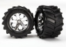 Traxxas Däck & Fälg Maxx/All-Star Krom 2.8' (2) Traxxas Däck & Fälg Maxx/All-Star Krom 2.8' (2)
