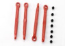 Traxxas Toe-links plast röd 4st Traxxas Toe-links plast röd 4st