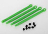 Traxxas Toe link plast grön 4st Traxxas Toe link plast grön 4st