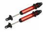 Traxxas Stötdämpare GTX Aluminium Röd (2) Traxxas Stötdämpare GTX Aluminium Röd (2)
