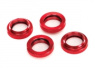 Traxxas Fjäderspännare GTX-dämpare Alu Röd (4) Traxxas Fjäderspännare GTX-dämpare Alu Röd (4)
