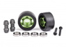 Traxxas Hjul Alu Grön Wheelie Bar Set m. Kullager X-Maxx, XRT, Maxx, Sledge Traxxas Hjul Alu Grön Wheelie Bar Set m. Kullager X-Maxx, XRT, Maxx, Sledge