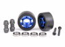 Traxxas Hjul Alu Blå Wheelie Bar Set m. Kullager X-Maxx, XRT, Maxx, Sledge Traxxas Hjul Alu Blå Wheelie Bar Set m. Kullager X-Maxx, XRT, Maxx, Sledge
