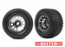 Traxxas Däck & Fälg Gravix Förstärkta / XRT Race Svart Krom (2) Traxxas Däck & Fälg Gravix Förstärkta / XRT Race Svart Krom (2)