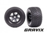 Traxxas Däck & Fälg Gravix/X-Maxx Svart (2) Traxxas Däck & Fälg Gravix/X-Maxx Svart (2)
