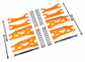 Traxxas Breddningssats (WideMAXX) Orange till X-MAXX Traxxas Breddningssats (WideMAXX) Orange till X-MAXX